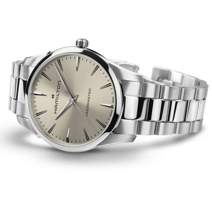 Hamilton Jazzmaster Quartz Beige H32461121 detay görseli 2