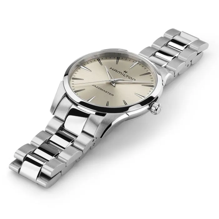 Hamilton Jazzmaster Quartz Beige H32461121 detay görseli 1