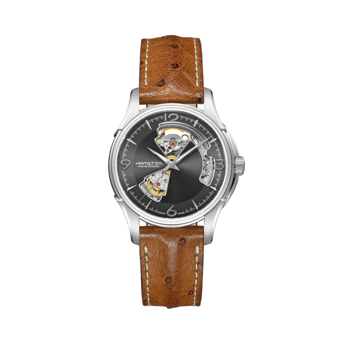Hamilton Jazzmaster Open Heart Auto Grey H32565585