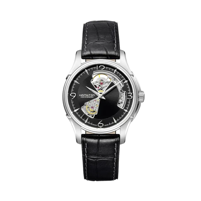 Hamilton Jazzmaster Open Heart Auto Otomatik Siyah H32565735
