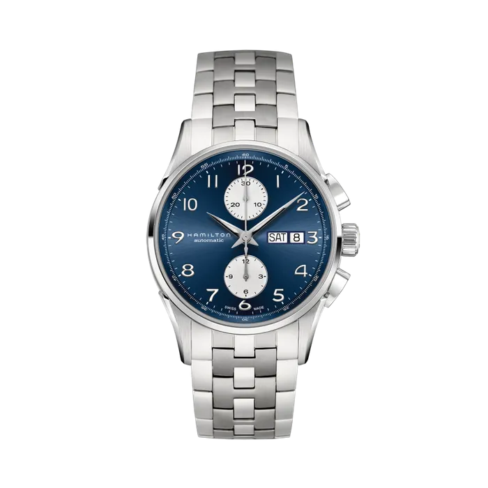 Hamilton Jazzmaster Maestro Auto Chrono Otomatik Mavi H32576141