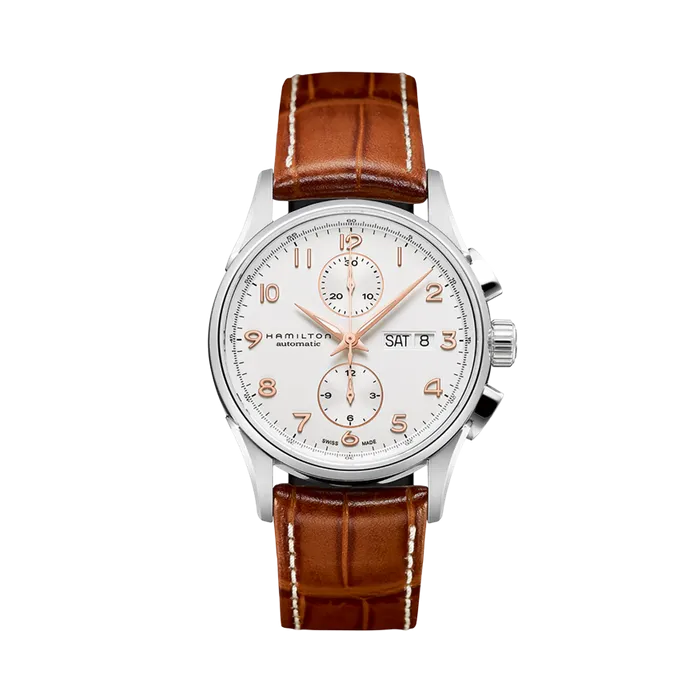 Hamilton Jazzmaster Maestro Auto Chrono Otomatik Beyaz H32576515
