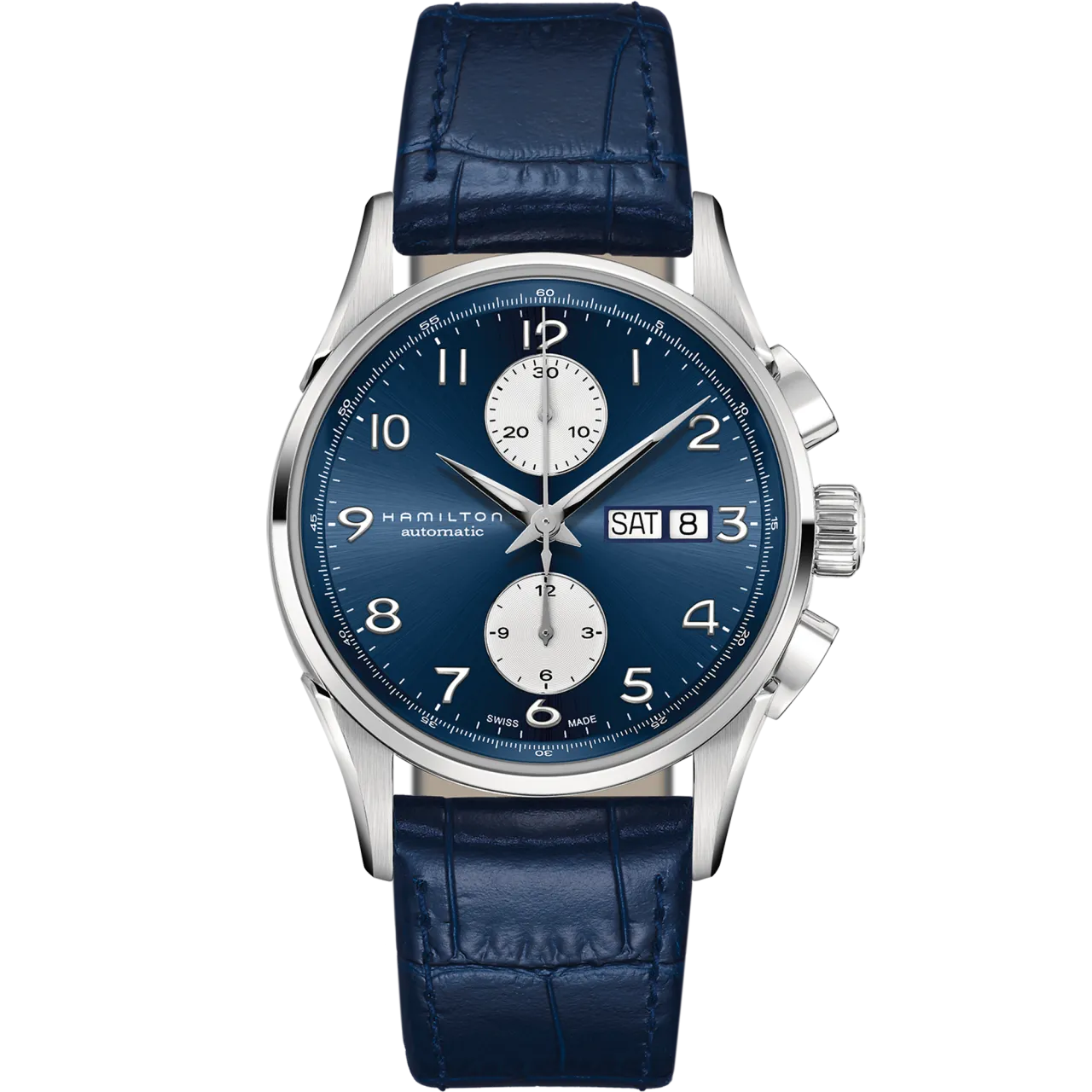 Hamilton Jazzmaster Maestro Auto Chrono Mavi H32576641 detay görseli 1