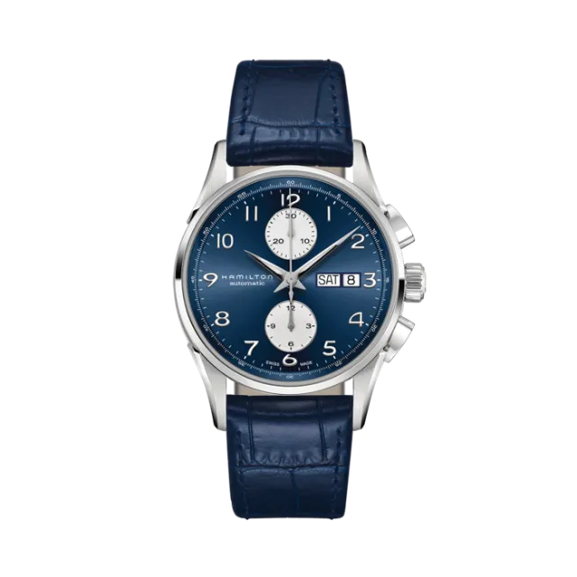 Hamilton Jazzmaster Maestro Auto Chrono Mavi H32576641 Görsel 1