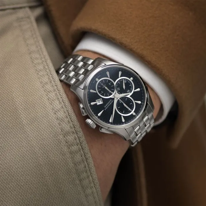 Hamilton Jazzmaster Auto Chrono Black H32596131 detay görseli 5