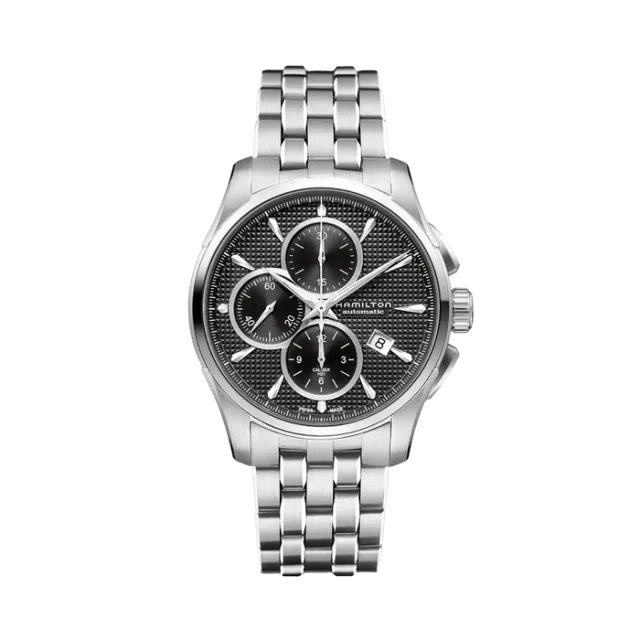 Beğenmek için çift tıkla Hamilton Jazzmaster Auto Chrono Black H32596131 Görsel 1