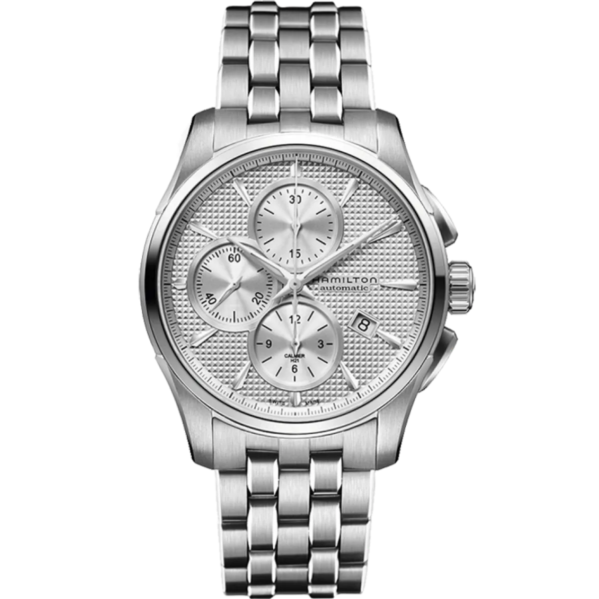Hamilton Jazzmaster Auto Chrono Silver H32596151 detay görseli 1