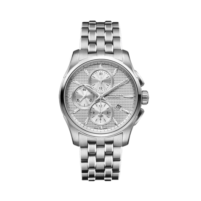Beğenmek için çift tıkla Hamilton Jazzmaster Auto Chrono Silver H32596151 Görsel 1