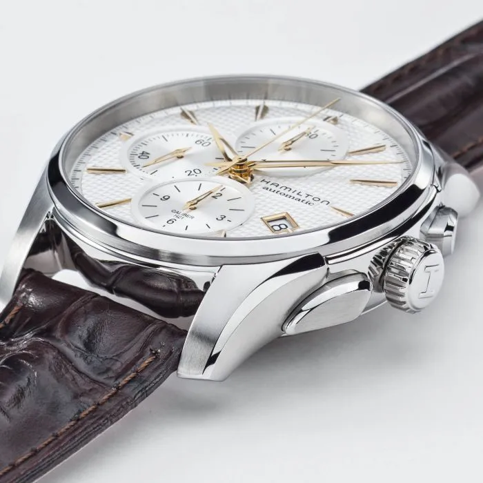 Hamilton Jazzmaster Auto Chrono Silver H32596551 detay görseli 3