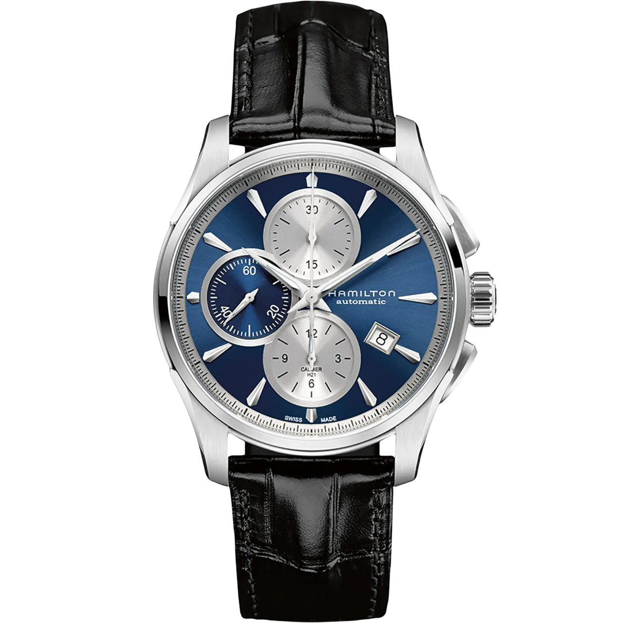 Hamilton Jazzmaster Auto Chrono Blue H32596741 detay görseli 1
