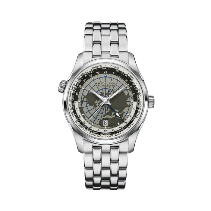 Hamilton Jazzmaster GMT Auto Grey H32605181