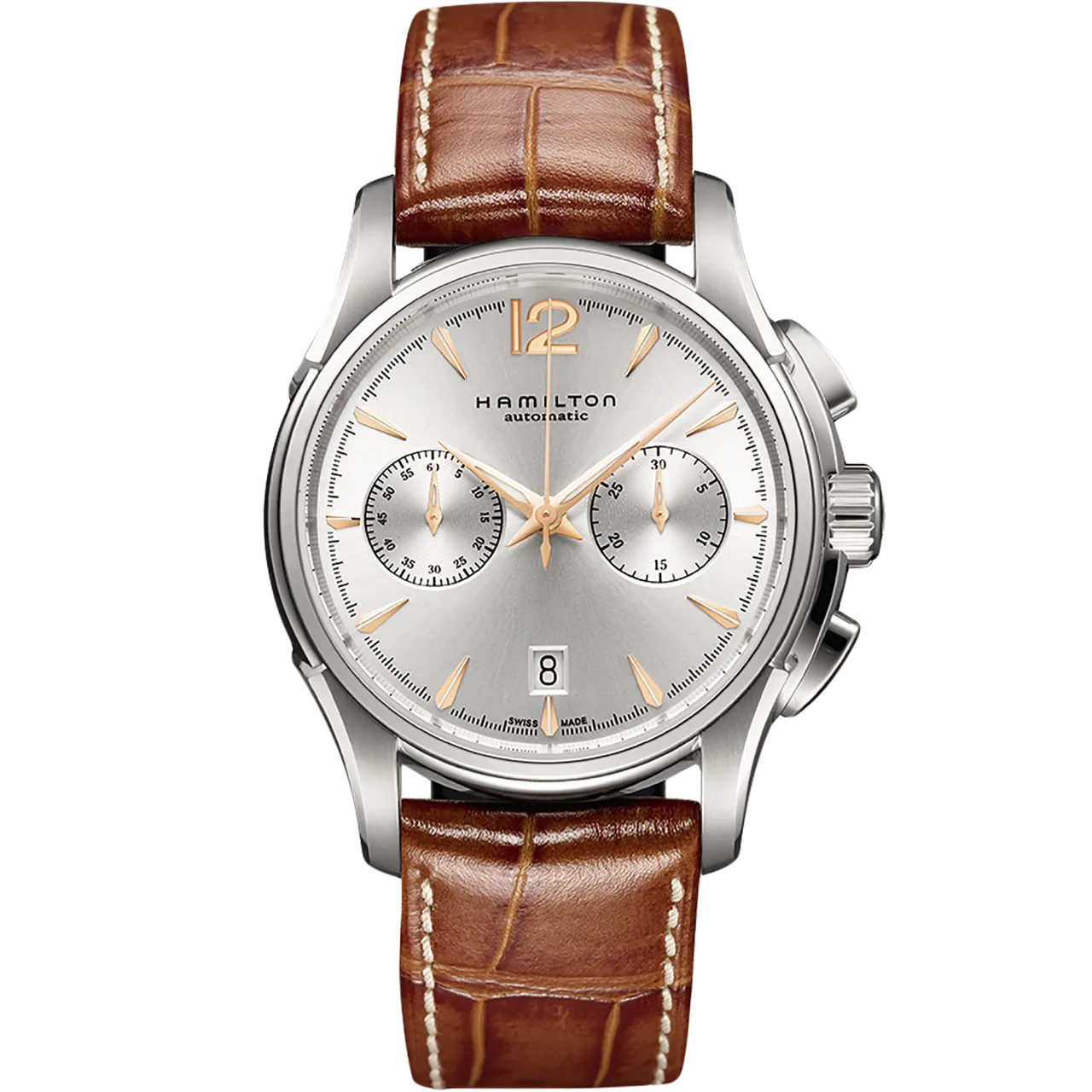 Hamilton Jazzmaster Auto Chrono Silver H32606555 detay görseli 1