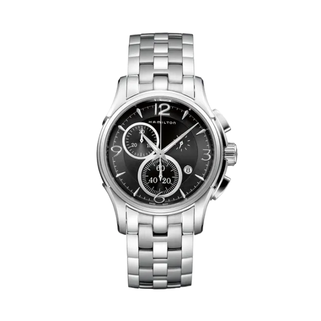 Beğenmek için çift tıkla Hamilton Jazzmaster Chrono Quartz Black H32612135 Görsel 1