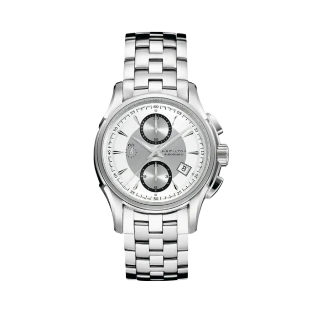 Beğenmek için çift tıkla Hamilton Jazzmaster Auto Chrono Silver H32616153 Görsel 1