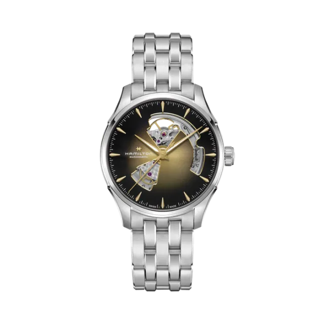 Beğenmek için çift tıkla Hamilton Jazzmaster Open Heart Auto Champagne H32675101 Görsel 1