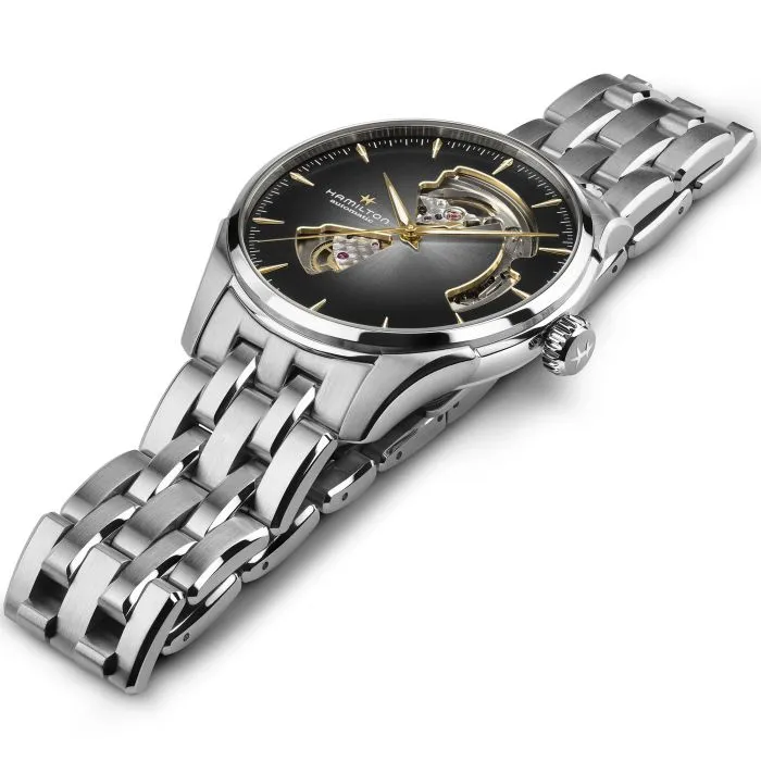 Hamilton Jazzmaster Open Heart Auto 40mm Silver H32675181 detay görseli 3
