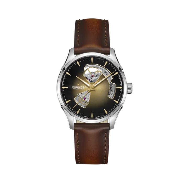 Hamilton Jazzmaster Open Heart Auto Champagne H32675501