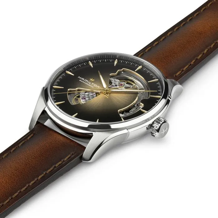Hamilton Jazzmaster Open Heart Auto Champagne H32675501 detay görseli 2
