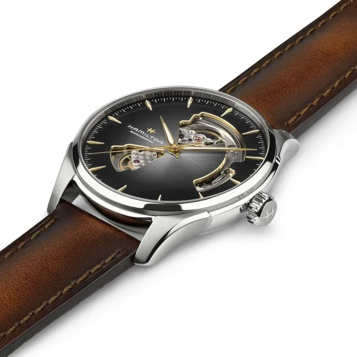 Hamilton Jazzmaster Open Heart Auto 40mm Silver H32675581 detay görseli 3