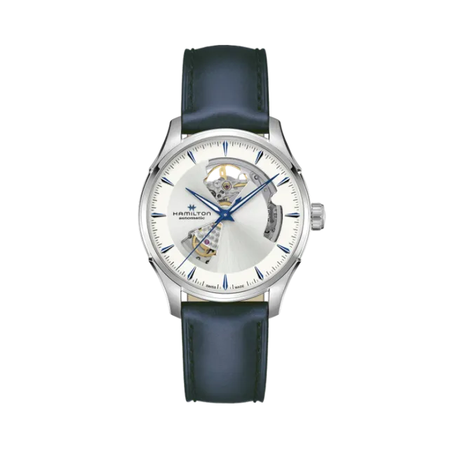Beğenmek için çift tıkla Hamilton Jazzmaster Open Heart Auto Otomatik Gümüş H32675650 Görsel 1
