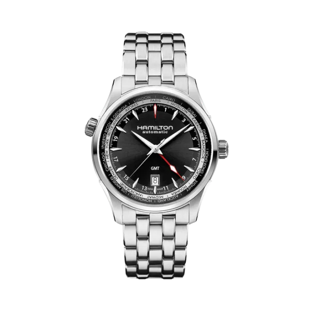Hamilton Jazzmaster GMT Auto Black H32695131 Görsel 1