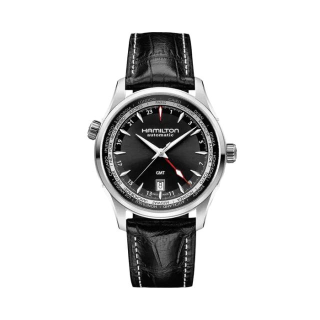 Beğenmek için çift tıkla Hamilton Jazzmaster GMT Auto Black H32695731 Görsel 1