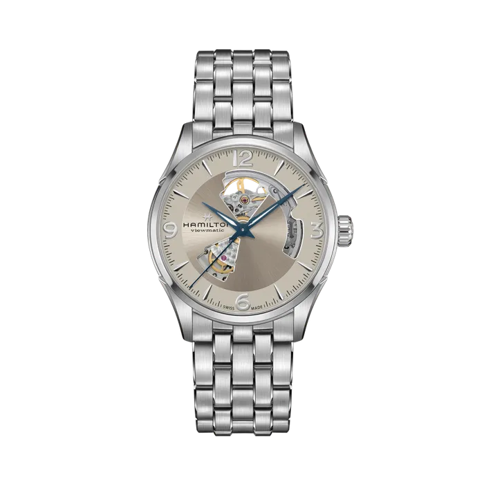 Hamilton Jazzmaster Open Heart Auto Beige H32705121