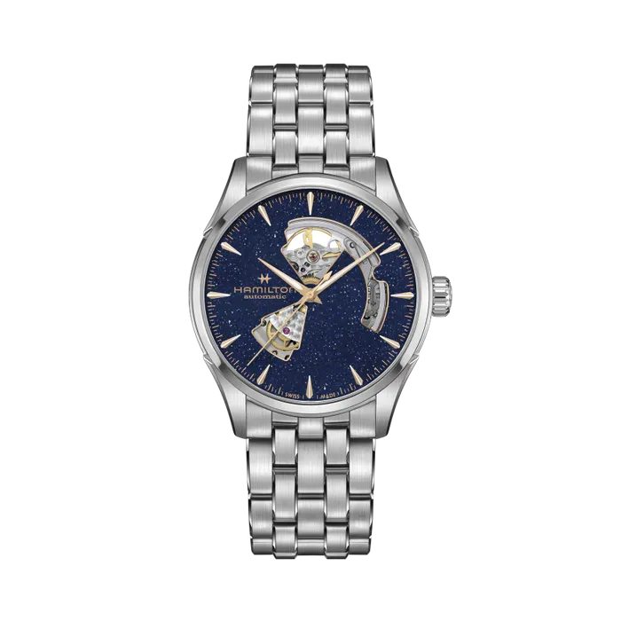 Hamilton Jazzmaster Open Heart Auto Blue Aventurine H32705140