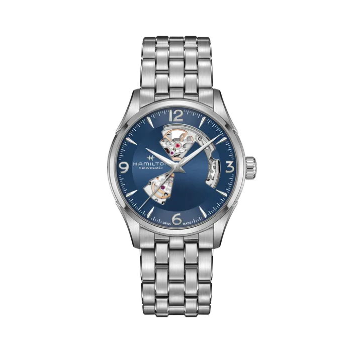 Hamilton Jazzmaster Open Heart Auto Blue H32705141