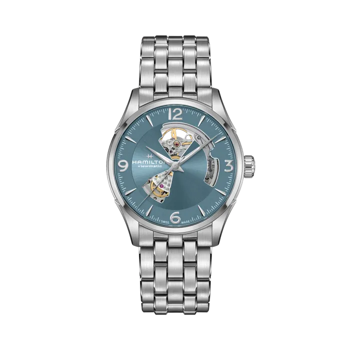 Hamilton Jazzmaster Open Heart Auto Blue H32705142