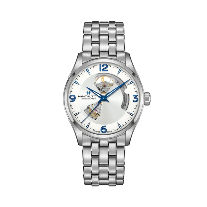 Hamilton Jazzmaster Open Heart Otomatik Gümüş H32705152