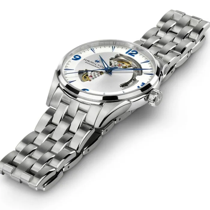 Hamilton Jazzmaster Open Heart Otomatik Gümüş H32705152 detay görseli 2