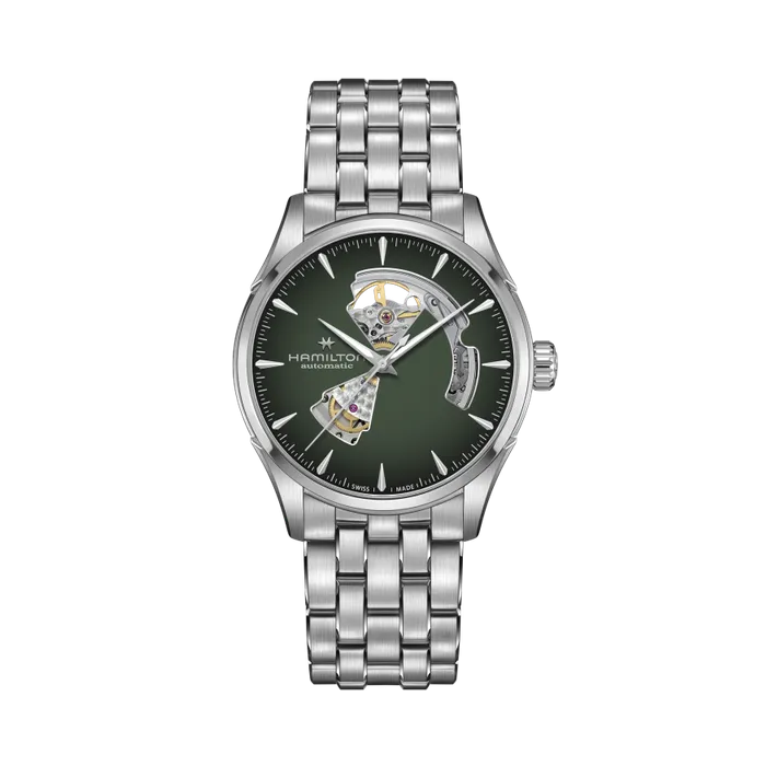 Hamilton Jazzmaster Open Heart Auto Yeşil H32705160