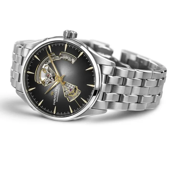 Hamilton Jazzmaster Open Heart Auto 42mm Silver H32705180 detay görseli 4