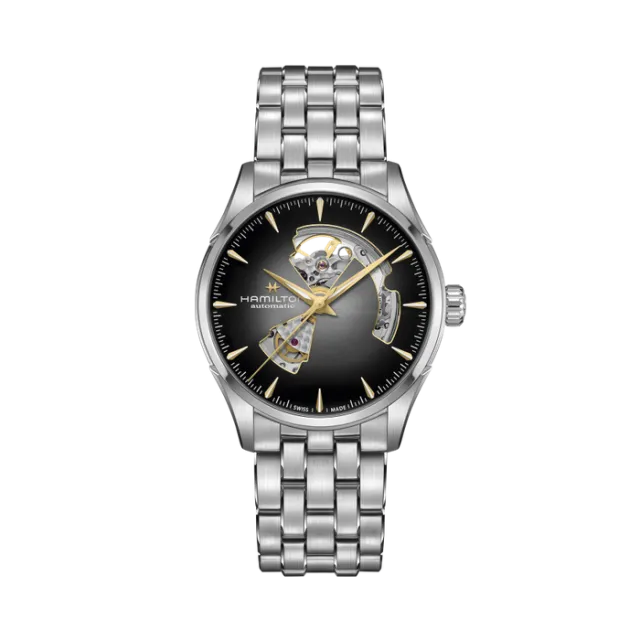 Beğenmek için çift tıkla Hamilton Jazzmaster Open Heart Auto 42mm Silver H32705180 Görsel 1