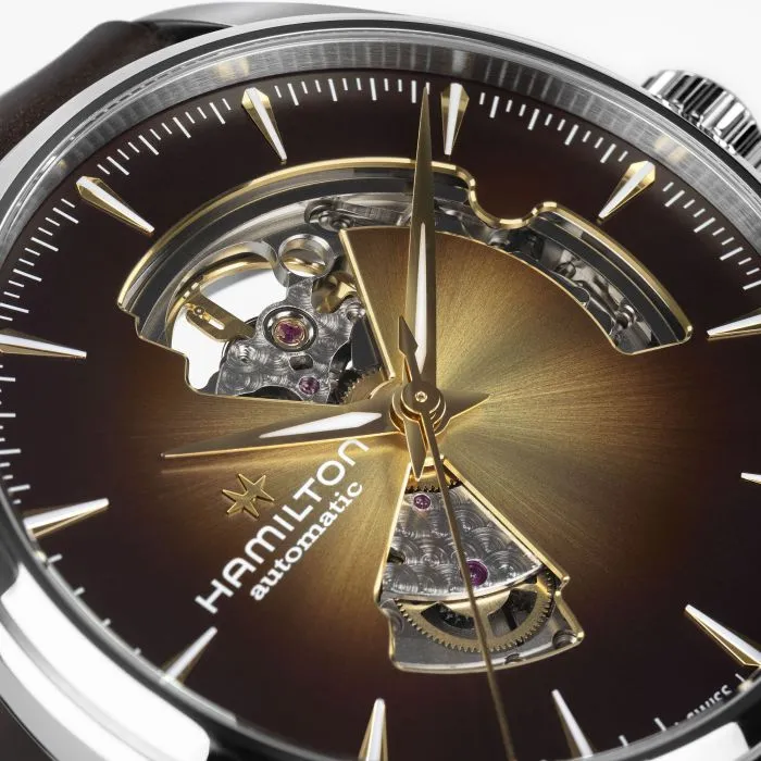Hamilton Jazzmaster Open Heart Auto Champagne H32705501 detay görseli 1