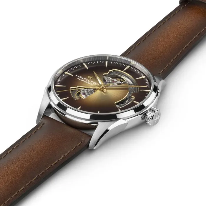 Hamilton Jazzmaster Open Heart Auto Champagne H32705501 detay görseli 2