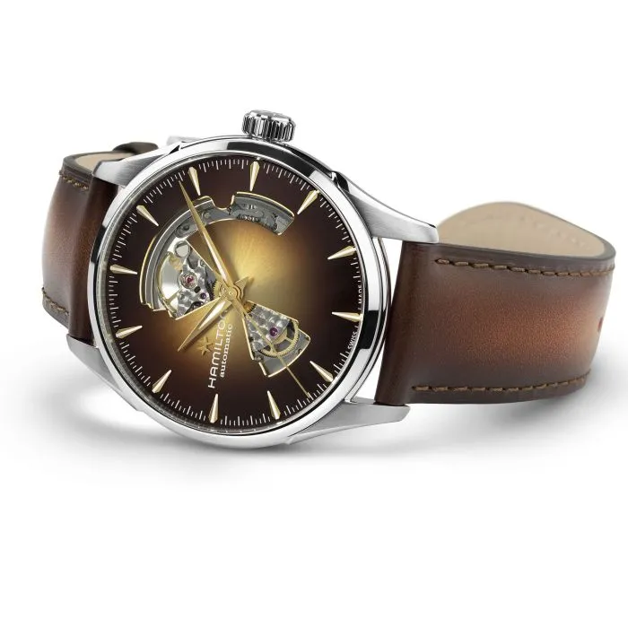 Hamilton Jazzmaster Open Heart Auto Champagne H32705501 detay görseli 4