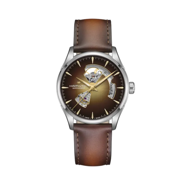 Beğenmek için çift tıkla Hamilton Jazzmaster Open Heart Auto Champagne H32705501 Görsel 1