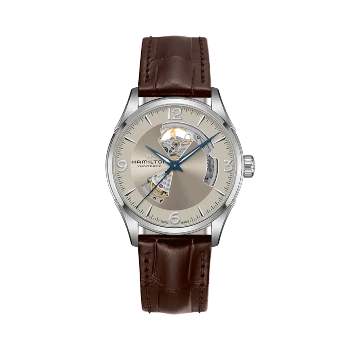 Hamilton Jazzmaster Open Heart Auto Beige H32705521