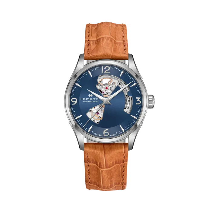 Hamilton Jazzmaster Open Heart Auto Mavi H32705541
