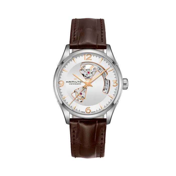 Hamilton Jazzmaster Open Heart Auto Silver H32705551