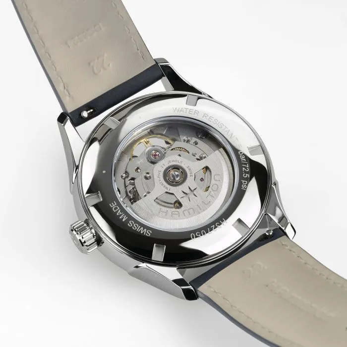 Hamilton Jazzmaster Open Heart Auto Mavi H32705640 detay görseli 3