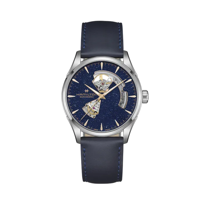 Hamilton Jazzmaster Open Heart Auto Mavi H32705640