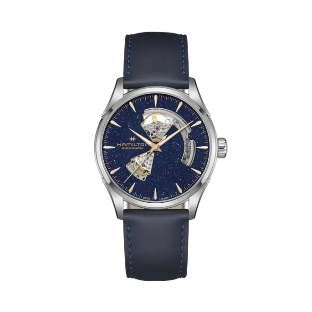 Beğenmek için çift tıkla Hamilton Jazzmaster Open Heart Auto Mavi H32705640 Görsel 1