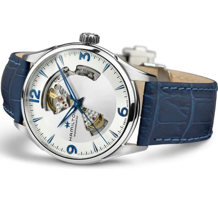 Hamilton Jazzmaster Open Heart Otomatik Gümüş H32705651 detay görseli 2