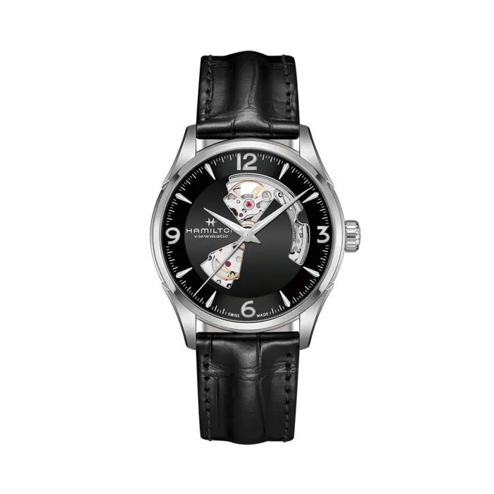 Hamilton Jazzmaster Open Heart Auto Siyah H32705731