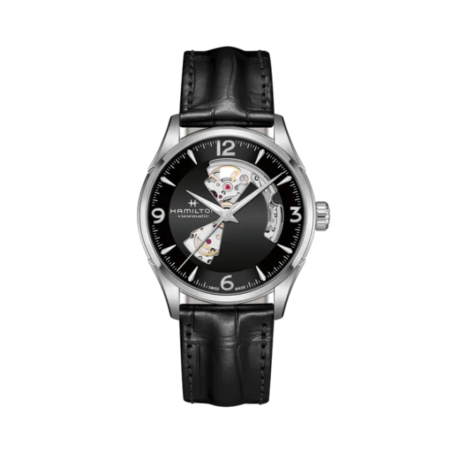 Beğenmek için çift tıkla Hamilton Jazzmaster Open Heart Auto Siyah H32705731 Görsel 1
