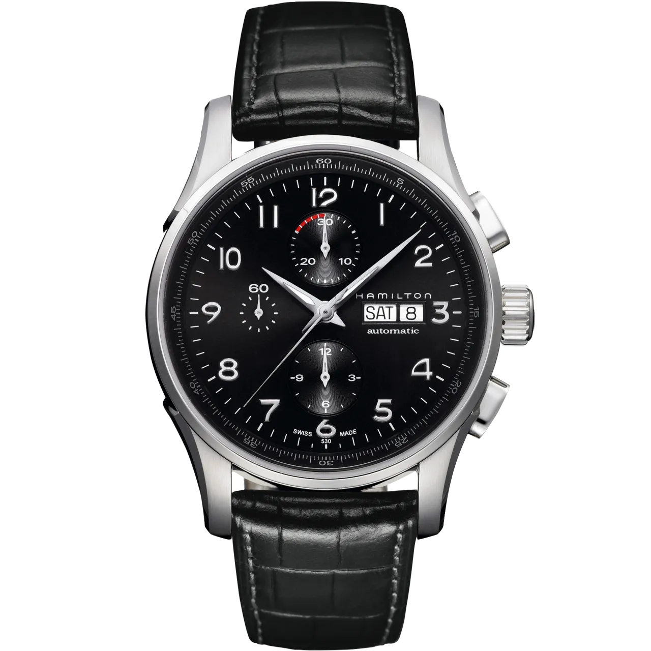 Hamilton Jazzmaster Maestro Auto Chrono Otomatik Siyah H32716839 detay görseli 1