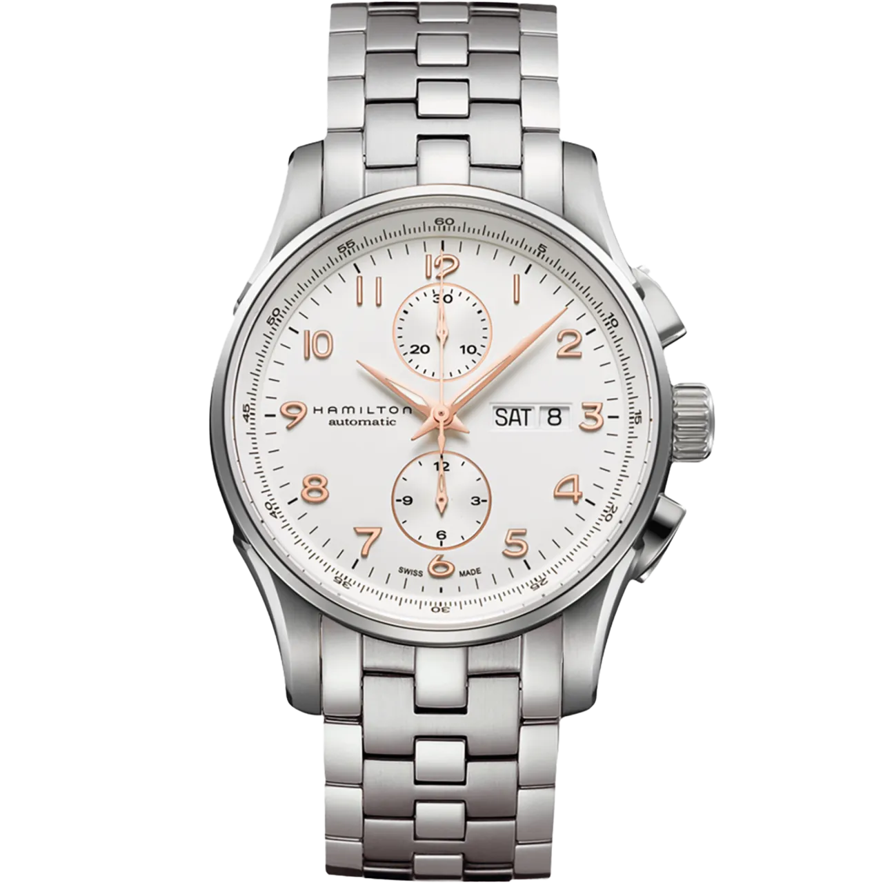 Hamilton Jazzmaster Maestro Auto Chrono Beyaz H32766113 detay görseli 1